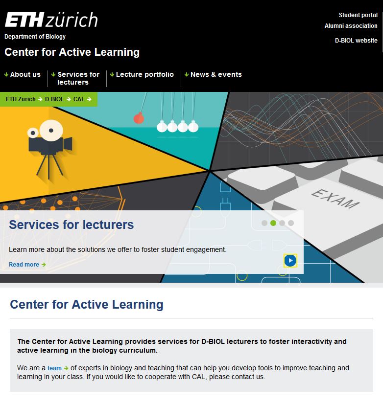 Homepage Center for Active Learning